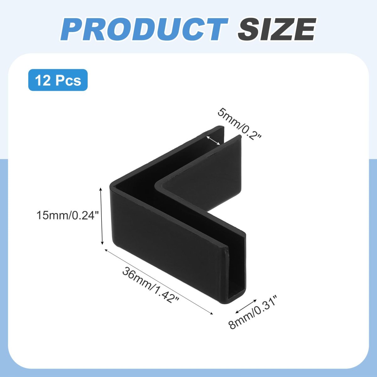 12pcs Plastic Glass Connector Suitable For 5mm Thick L Shaped To Clamp Fixing Bracket Rimless Clip Holder Aquarium Fish Tank
