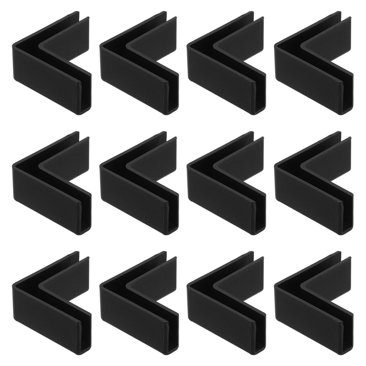 12pcs Plastic Glass Connector Suitable For 5mm Thick L Shaped To Clamp Fixing Bracket Rimless Clip Holder Aquarium Fish Tank