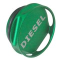 Universal Fit Magnetic Diesel Fuel Cap Aluminum For Ram And G M Trucks