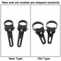 Qiilu Mounting Brackets For Led Light Bar 2pcs Car Truck Off-road Atv Mounts Bracket Mini Clamp Kits Tube Roof Roll Cage Holder