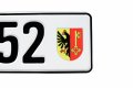 European License Plates Switzerland Random Characters