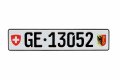 European License Plates Switzerland Random Characters