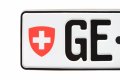 European License Plates Switzerland Random Characters