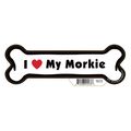 Morkie Dog Bone Magnet 