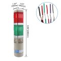 Baomain Industrial Signal Light Column Led Alarm Square Tower Indicator Flash Warning Buzzer Red Green Ac 110v Lta-402wj