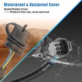 X Autohaux 65 4 Way Flat Trailer Wiring Harness For Jeep Wrangler Jk 2007 2008 2009 2010 2011 2012 2013 2014 2015 2016 2017