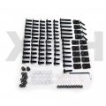 Xkh- Motorcycle Complete Fairing Bolts Screws Fasteners Kit Compatible With Honda Cbr 954 Rr 900 929rr Black B075dm31fg