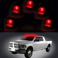 Ocpty Cab Marker Light 5pcs Smoke Lens Top Roof Running Assembly W T10 Red Bulbs Fit For 1988-1997d F Super Duty 1980-1997d F-