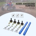 Nicecnc Blue Tie Rod With Ends Kit Ball Joint Compatible Yamaha Blaster 200 Yf 1988-2006 200 Yfs200se Special Edition 2006