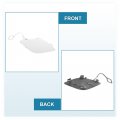 Uxcell Car Front Right Bumper Tow Hook Cover For Mercedes-benz E350 E500 E550 2010-2013 E250 2011-2013 No A2078850123 White