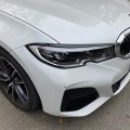 Front Side Headlight Eyebrow Eyelid Cover Trim For Bmw 3 Series G20 Sedan 2019-2020 2021