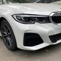 Front Side Headlight Eyebrow Eyelid Cover Trim For Bmw 3 Series G20 Sedan 2019-2020 2021