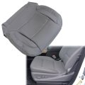 Front Driver Or Passenger Bottom Replacement Seat Cover Leather For Chevy Silverado Tahoe Suburban Sierra 2014 2019 Dark Ash