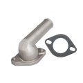 Engine Coolant Water Outlet For Chevy Corvette 1990 1991 Aluminum Natural Finish 2 753 In Max Height Replaces 89000309 19193831