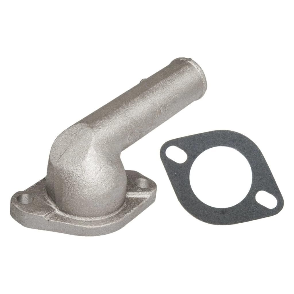 Engine Coolant Water Outlet For Chevy Corvette 1990 1991 Aluminum Natural Finish 2 753 In Max Height Replaces 89000309 19193831