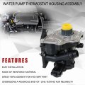Jdmspeed Water Pump Thermostat Housing Assembly 06l121011b Replacement For Audi A3 A4 A5 S3 Tt Volkswagen Vw Golf Beetle Passat