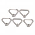 Uxcell Lifting Eye Nut M8 Female Thread 304 Stainless Steel Triangle Shape For Rope Fitting Pack Of 5