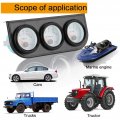 Triple Gauge Set Universal Kit Oil Volt Water Car Water Temp Volts Oil Pressure Meter 52mm Instrument
