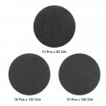 Uxcell 3 Hook And Loop Sanding Disc 80 120 180 Grit Assorted Silicon Carbide Sandpaper For Random Orbit Sander Wet Dry