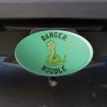 Danger Noodle Snake Funny Humor Oval Tow Trailer Hitch Cover Plug Insert