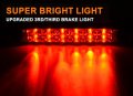 Led 3rd Third Brake Light For Nissan Frontier Pickup 2001 2002 2003 2004 High Mount Stop Cargo With Smoked Lens And Chrome