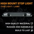 Led 3rd Third Brake Light For Nissan Frontier Pickup 2001 2002 2003 2004 High Mount Stop Cargo With Smoked Lens And Chrome