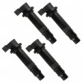 Caltric 4 Ignition Coil Compatible With Yamaha Yzf-r6 Yzfr6 2008 2009 2010 2011 2012 2013 2014 2015 2016
