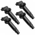 Caltric 4 Ignition Coil Compatible With Yamaha Yzf-r6 Yzfr6 2008 2009 2010 2011 2012 2013 2014 2015 2016