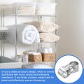 End Rail Clamps 4 Sets For 1 8 In Pipe Chain Link Fence Clamp Fitting With Screws And Nuts Silver 28mm Od 76 X 25mm Size