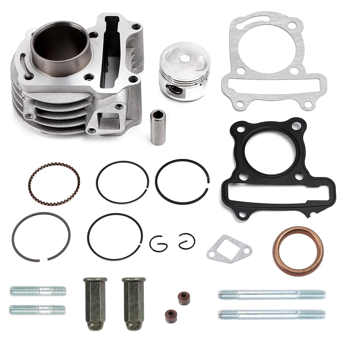 Minho Cylinder Top End Rebuild Kit With Piston Ring Gasket For Chinese Gy6 60cc 139qma 139qmb Engine 44mm Taotao