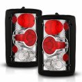 Amerilite Chrome Replacement Brake Tail Lights Set For Ford Excursion Econoline Van Passenger And Driver Side