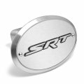 Ipick Image Made For Srt 3d Logo On Brushed Oval Billet Aluminum 2 Inch Tow Hitch Cover Ram Durango