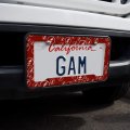 The Flash Tv Series Logo Pattern License Plate Tag Frame