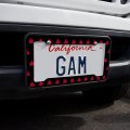 Star Trek Klingon Shield License Plate Frame Officially Licensed Plastic Tag Holder For North American Cars 12 3 In X 6 Uv And