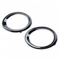 Fog Driving Light Lamp Chrome Bezel Pair Lh Rh For 2012-2014 Toyota Camry To2602101 To2603101