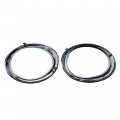 Fog Driving Light Lamp Chrome Bezel Pair Lh Rh For 2012-2014 Toyota Camry To2602101 To2603101