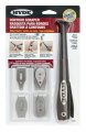 Contour Scraper Long Neck Metal Shaft Heat Gun Safe With 6 Stainless Steel Blades 