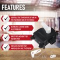 Hvac Air Blend Door Actuator Replacement By Aa Ignition Passenger Side Compatible With Ford Lincoln Vehicles 2007-2014 Edge
