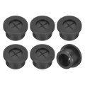 6 Pcs Cable Cord Grommet 5 8 Inch 16mm Desk Flexible Rubber Grommets Wire Hole Cover Pass Through For Office Computer Organizer 