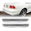 Usr Unique Style Racing 94-98 Sn95 Bumper Reflector A Rear Side Lamps Left Right Pair For Ford Mustang All Models V6 Gt Cobra 