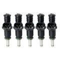 07k906031c Fuel Injectors Set 5 Pcs For Volkswagen Beetle Golf Jetta Passat Rabbit 2006 2014 L5 2 5l 8 Holes Replaces Fj1067 