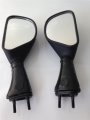 Httmt Mt068- Motorcycle Black Aftermarket Racing Mirrors Compatible With 1998-2002 Kawasak Ninja Zx6r 1998-2003 Zx9r 2006-2008