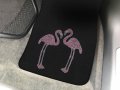 Carscover Pink Flamingo Birds Pair Crystal Diamond Bling Rhinestone Studded Carpet Car Suv Truck Floor Mats 4 Pcs