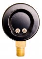 Durachoice 1-1 2 Utility Pressure Gauge Wog Black Steel 1 8 Npt Lower Mount 0-15psi 
