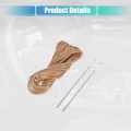Uxcell Hand Sewn Steering Wheel Cover Stitch With Needle And Thread Universal Fit 15 4-16 Inch 39-40 5cm Dia For Car Truck Suv