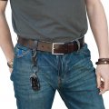 Ipick Image For Chevrolet Silverado Gunmetal Black Carabiner-style Snap Hook Metal Key Chain Keychain Only Official Licensed