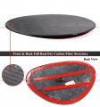 Real Carbon Fiber Direct Add-on Gas Fuel Door Cover Cap Compatible With 2022-2023 Subaru Brz Toyota Gr86