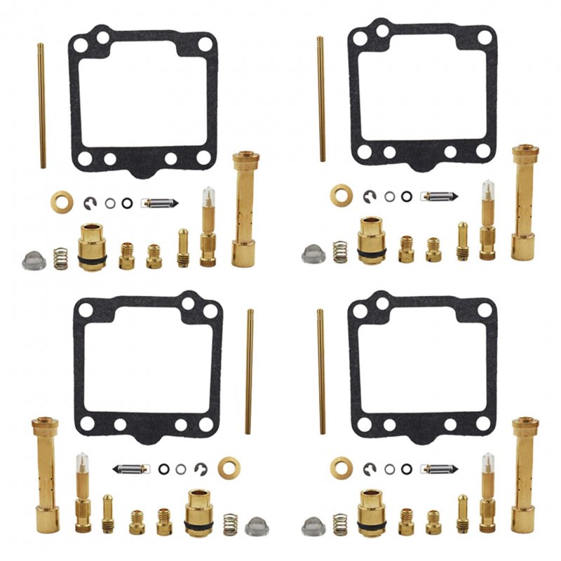 4 Pack Carburetor Carb Rebuild Kit Replacement For 1981-83 Gs650 Gs650e Gs650g Gs650gl