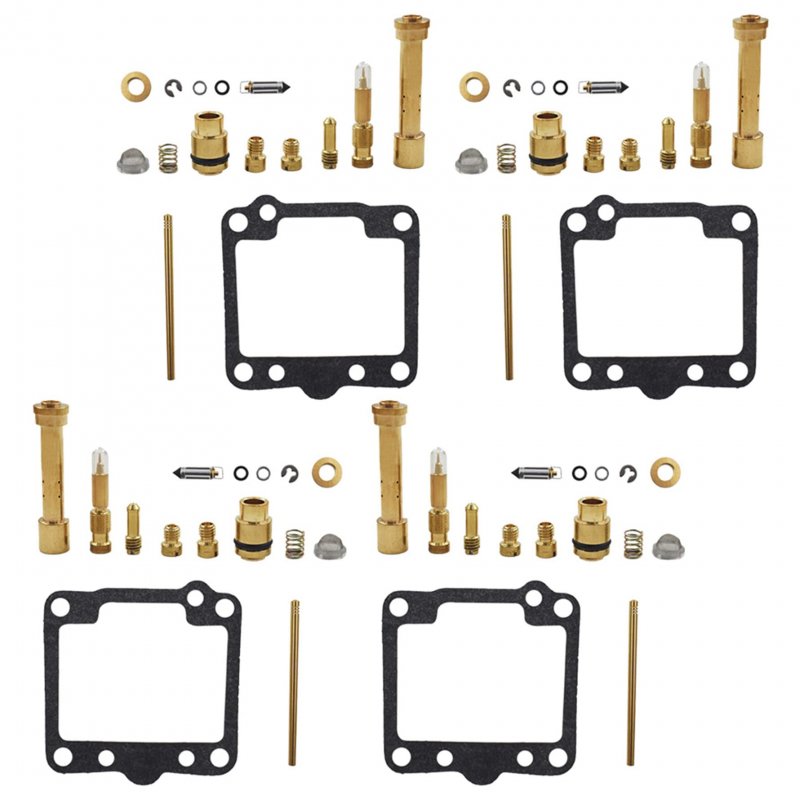 4 Pack Carburetor Carb Rebuild Kit Replacement For 1981-83 Gs650 Gs650e Gs650g Gs650gl
