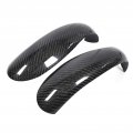 Fydun Automotive Interior Rearview Mirror Cover Add-on Fit For Porsche Boxster Cayman 997 911 987 2pcs Carbon Fiber Cap